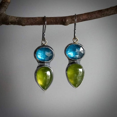 Colored Glaze Personalized Earrings Women