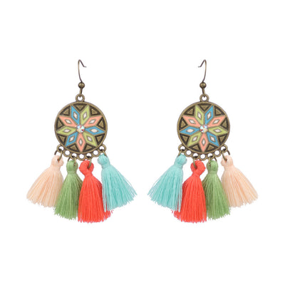 Bohemian Hollow Stud Earrings Women