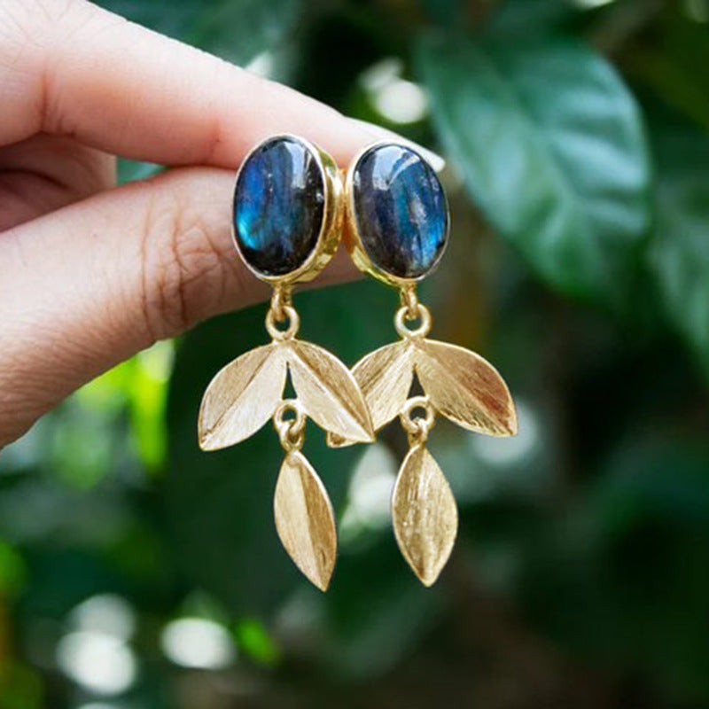 Colored Glaze Personalized Earrings Women