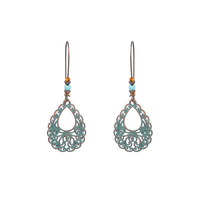 Bohemian Hollow Stud Earrings Women