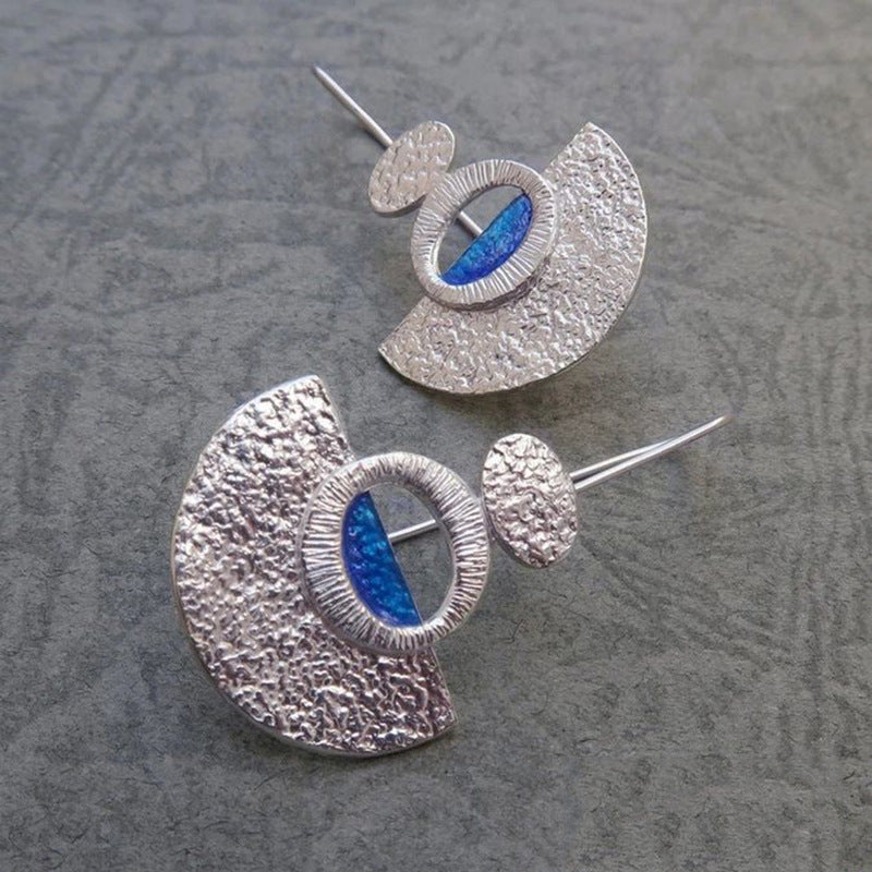Colored Glaze Personalized Earrings Women