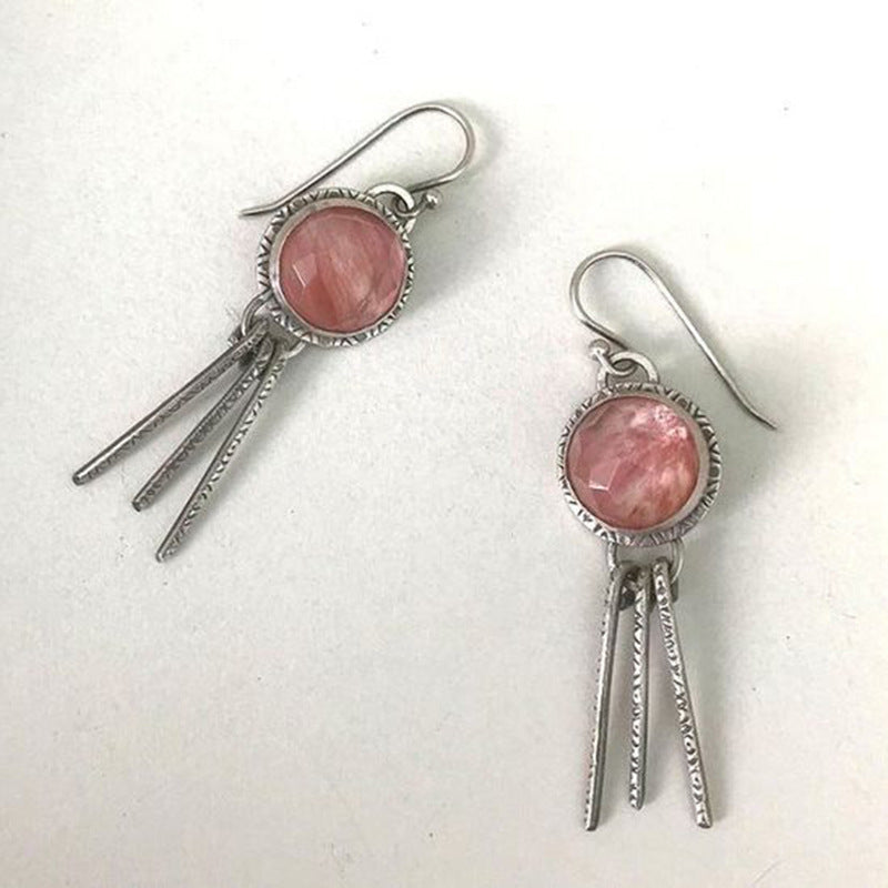 Colored Glaze Personalized Earrings Women