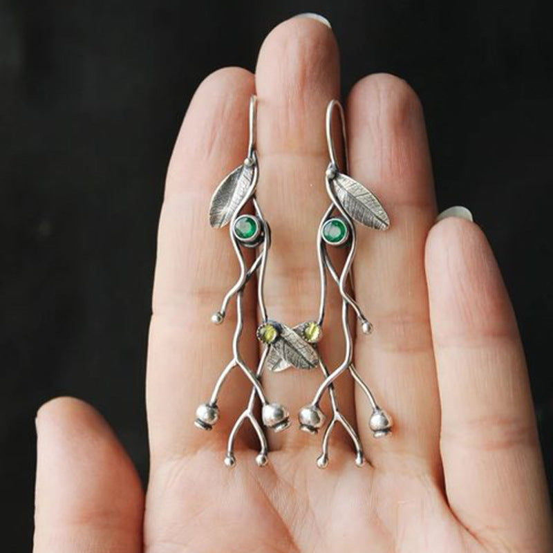 Colored Glaze Personalized Earrings Women