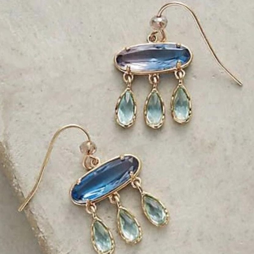 Colored Glaze Personalized Earrings Women