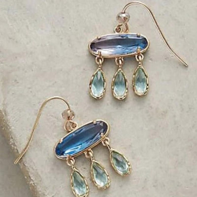 Colored Glaze Personalized Earrings Women