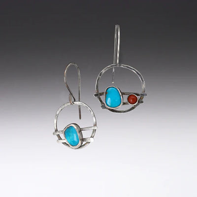 Colored Glaze Personalized Earrings Women