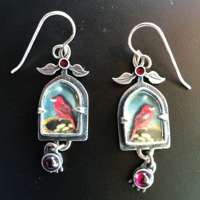 Colored Glaze Personalized Earrings Women