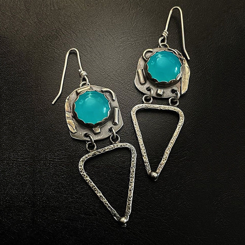 Colored Glaze Personalized Earrings Women