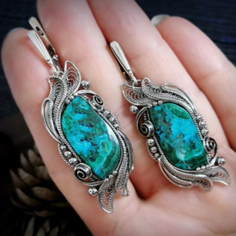 Colored Glaze Personalized Earrings Women