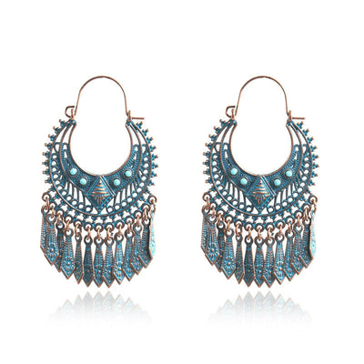 Bohemian Hollow Stud Earrings Women