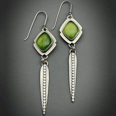 Colored Glaze Personalized Earrings Women
