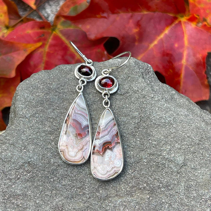 Colored Glaze Personalized Earrings Women