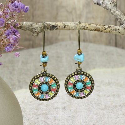 Bohemian Hollow Stud Earrings Women