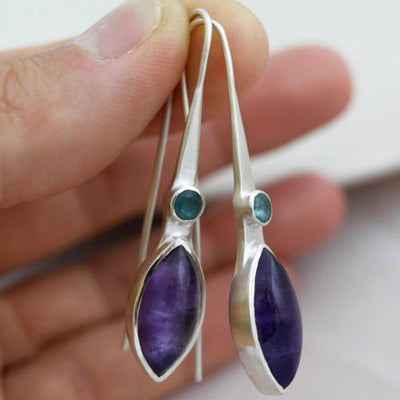 Colored Glaze Personalized Earrings Women