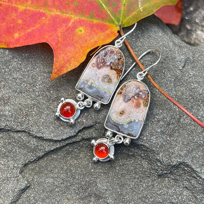 Colored Glaze Personalized Earrings Women