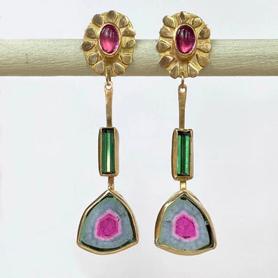 Colored Glaze Personalized Earrings Women
