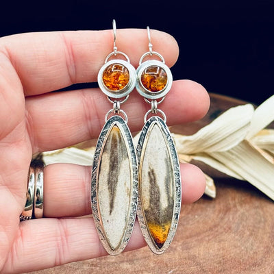 Colored Glaze Personalized Earrings Women