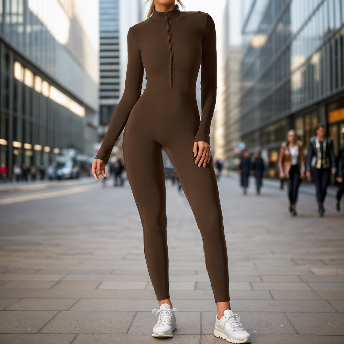 Hip Raise Skinny One-piece Workout Clothes For Women
